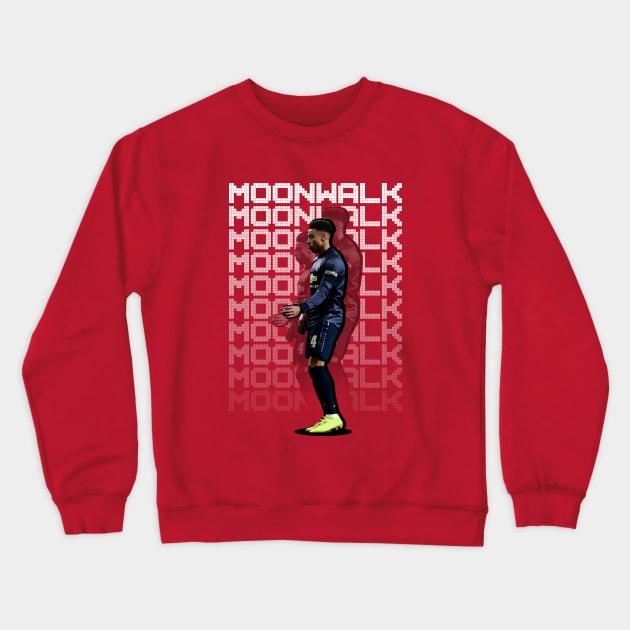 Jesse Lingard Moonwalk Crewneck Sweatshirt by TheUnitedPage